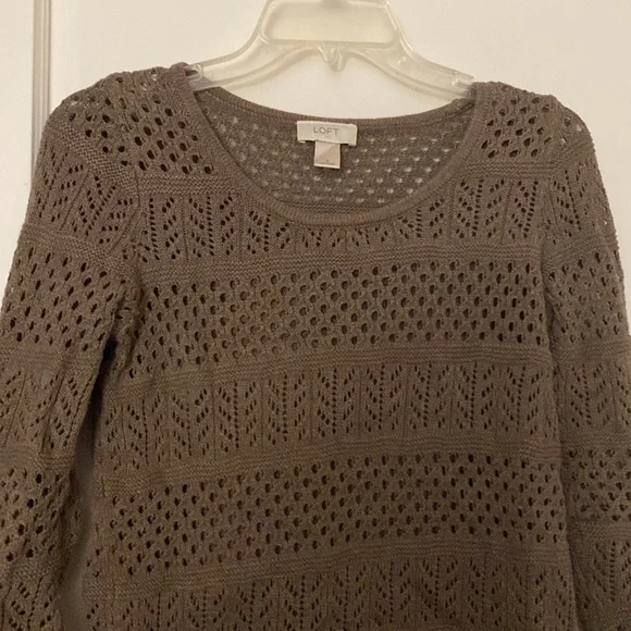 Loft brown sweater size: S - Picture 2 of 8